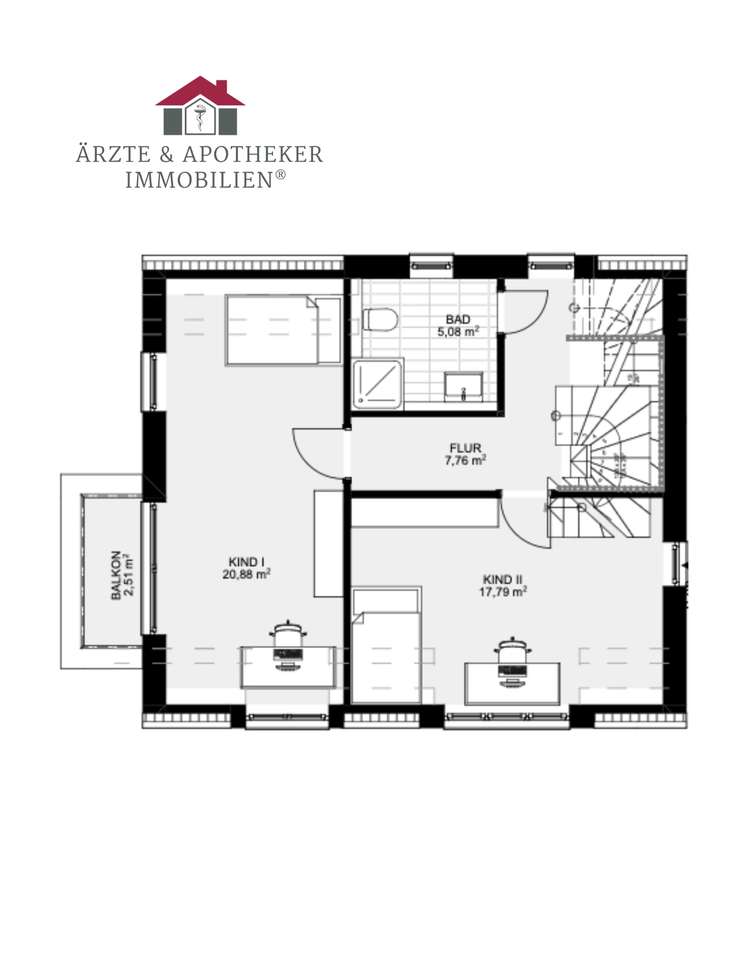 Grundriss Obergeschoss